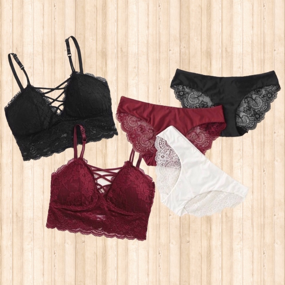 📍Brand New Pair of Lace Bras and Seamless Undies